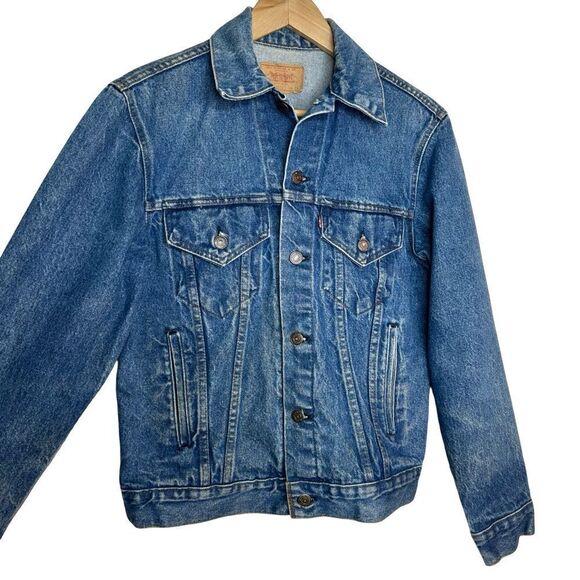 80’s LEVI’s Trucker Jacket Vintage Size 38 Medium Large - Picture 1 of 13